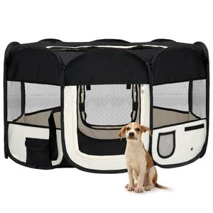 Parc pour chiens 3005110 Noir - 145 x 61 x 145 cm