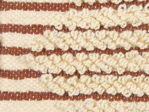 Suspension murale en tissu SABO Beige - Doré - Rouge - Fibres naturelles - 43 x 75 x 1 cm