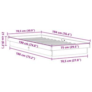 Bettgestell 3015641-1 78 x 194 cm