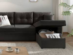 Ecksofa ASTORIA Dunkelgrau