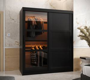 ARMOIRE À PORTES COULISSANTES DOME Largeur : 150 cm - Noir