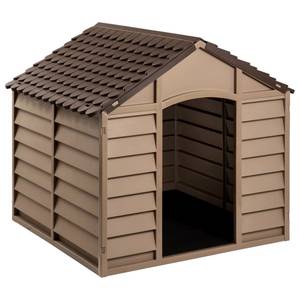 Niche pour chien 3028817 Marron - Matière plastique - 84 x 82 x 86 cm