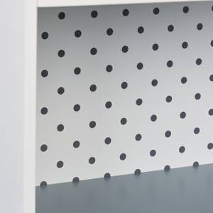 Kinderregal 4 offene Fächer Grau - Weiß - Holzwerkstoff - 60 x 90 x 30 cm
