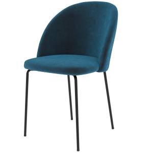 Chaise Karl (Lot de 2) Bleu