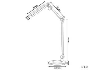 Bürolampen GRUS Silber - Metall - 30 x 80 x 20 cm