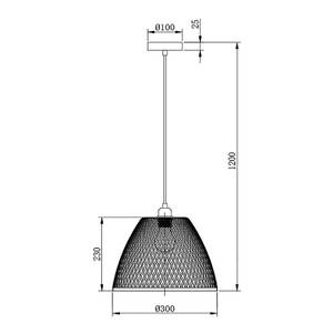 Suspension Raku en Bambou Beige - Bambou - 30 x 120 x 30 cm