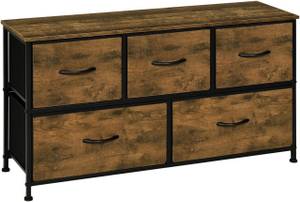 Sideboard Kilian Braun - Holzwerkstoff - Metall - 100 x 54 x 30 cm