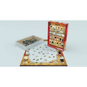 Puzzle  Kaffee 1000 Teile Papier - 26 x 6 x 36 cm