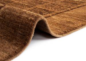 Tapis de couloir Juma Relief II Marron - Textile - 76 x 1 x 270 cm