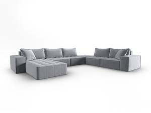 modulares U-Formsofa MIKE 8 Sitzplätze Grau