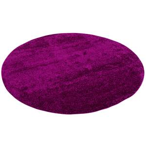 Hochflor Langflor Teppich Aloha Rund Violett - 200 x 200 cm