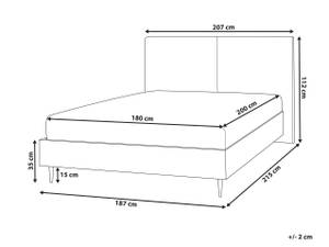 Lit double IZERNORE Largeur : 207 cm