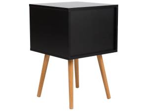 Beistelltisch ALABAMA Schwarz - Braun - Holzwerkstoff - 40 x 62 x 40 cm