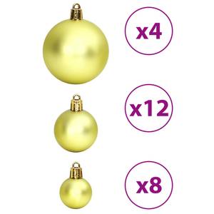 Boules de noël (lot de 100) 295555 Vert clair