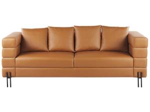 3-Sitzer Sofa GRANNA Braun - Hellbraun