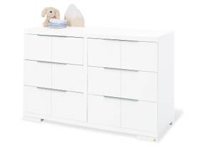 Commode à langer Polar, xl Blanc - Bois manufacturé - 140 x 98 x 78 cm