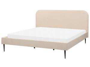 Doppelbett FLAYAT Beige - Schwarz - Creme - Breite: 193 cm