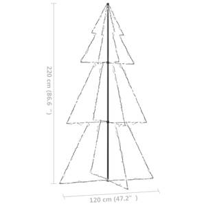 Weihnachtskegelbaum 3009952 Perlweiß - 120 x 220 x 120 cm