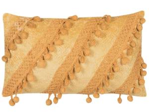 Coussin décoratif AYROOR Jaune - Fibres naturelles - 50 x 10 x 30 cm