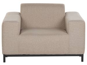 Lounge Set ROVIGO 4-tlg Beige - Schwarz