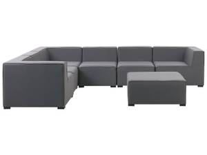 Lounge Set AREZZO 2-tlg Schwarz - Dunkelgrau - Grau - 320 x 250 cm - 3er Set