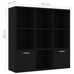 Bücherschrank 3000928 Schwarz