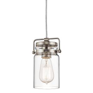 Brinley Lampe lanterne suspendue Gris - Métal - 13 x 20 x 13 cm