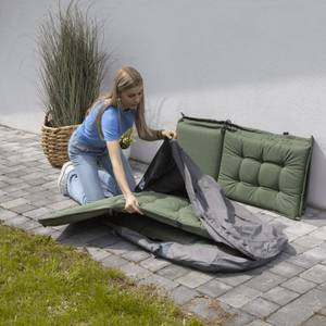 Housse pour meubles d'extérieur Gris - Polyrotin - 32 x 50 x 125 cm