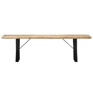 Sitzbank Massivholz Mango Braun - Tiefe: 160 cm