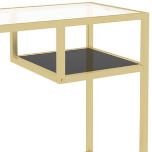 Bureau d'ordinateur Noir - Verre - 100 x 74 x 100 cm