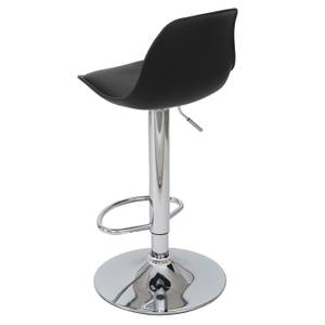 Tabouret de bar B14 (lot de 2) Noir - Cuir synthétique - 39 x 103 x 43 cm