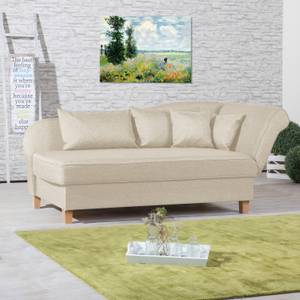 Selma Recamiere, Armteil links klappbar Beige