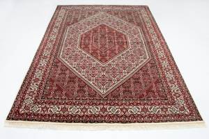 Bidjar - 246x170cm Rot - Naturfaser - 170 x 1 x 246 cm