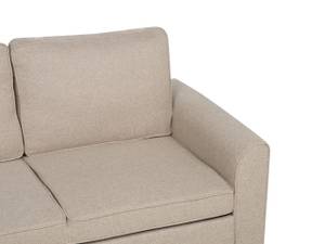 Ecksofa NESNA Beige - Armlehne davorstehend links - Ecke davorstehend rechts - Schlaffunktion davorstehend rechts