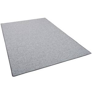 Feinschlingen Velour Teppich Strong Silber - Silber / Grau - Silbergrau - 100 x 400 cm