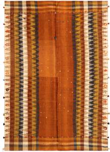 Tapis Jajim CCXLIX Orange - Textile - 141 x 1 x 207 cm