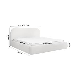 Doppelbett Bonellfedern Sollia Creme - Breite: 172 cm