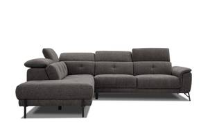 Ecksofa Avena 5-Sitzer Dunkelbraun