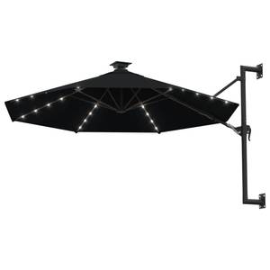 Sonnenschirm K059 Schwarz - 131 x 251 cm