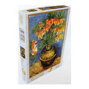 Puzzle Fritillaires in einer Kupfervase Papier - 28 x 6 x 37 cm