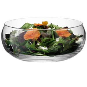 Salatschüssel Serve Weiß - Glas - 28 x 12 x 28 cm