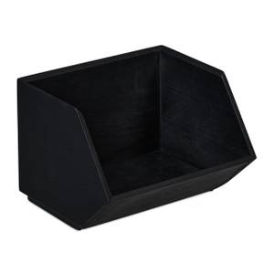 Organisateur de bureau empilable bambou 18 x 13 x 16 cm