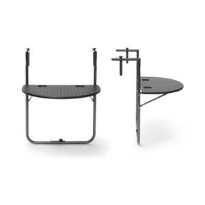 Table balcon suspendue BASTIAN Noir