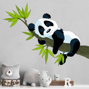 Wandtattoo - Schlafender Panda 80 x 60 cm