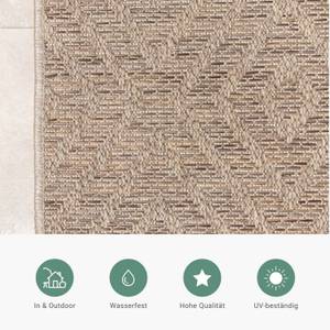 In- & Outdoor Jute Teppich Fora Tile 120 x 170 cm