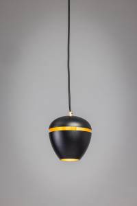 Suspension Claire Noir - Métal - 15 x 23 x 15 cm