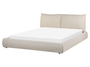 Lit double VINAY Beige - Largeur : 176 cm