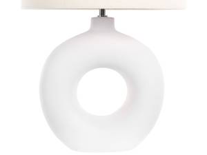 Lampe de table VENTA Beige - Blanc - Céramique - 38 x 58 x 38 cm