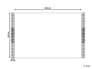 Tapis tressé TOZAKLI 140 x 200 cm