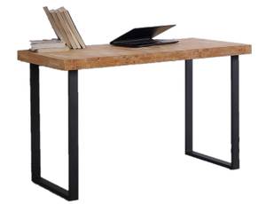 Bureau NATURAL Chêne/Noir 120x60x73cm Noir - Chêne clair